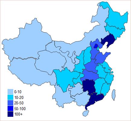 Python抓取微信好友所在省位和城市分布 Python 第5张-水东柳博客 Python抓取微信好友所在省位和城市分布 Python 第5张